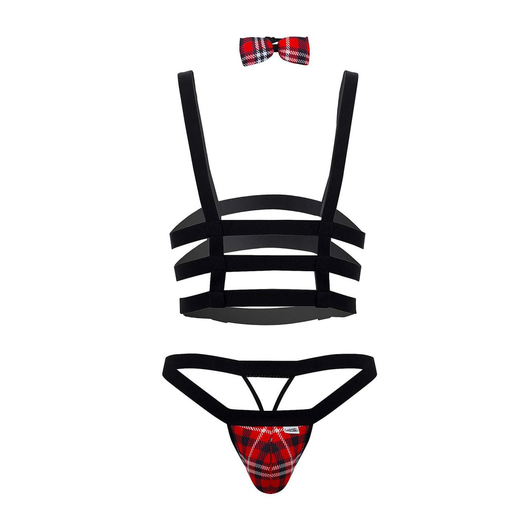 CandyMan 99634 Harness Two Piece Set Color Black - DealByEthan.gay loves CandyMan