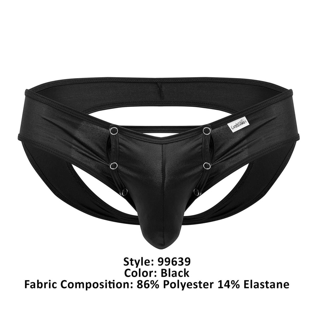 CandyMan 99639 Open front Jockstrap Color Black - DealByEthan.gay loves CandyMan