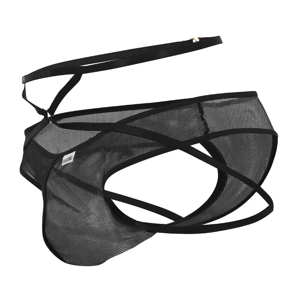 CandyMan 99640 Mesh Thongs Color Black - DealByEthan.gay loves CandyMan