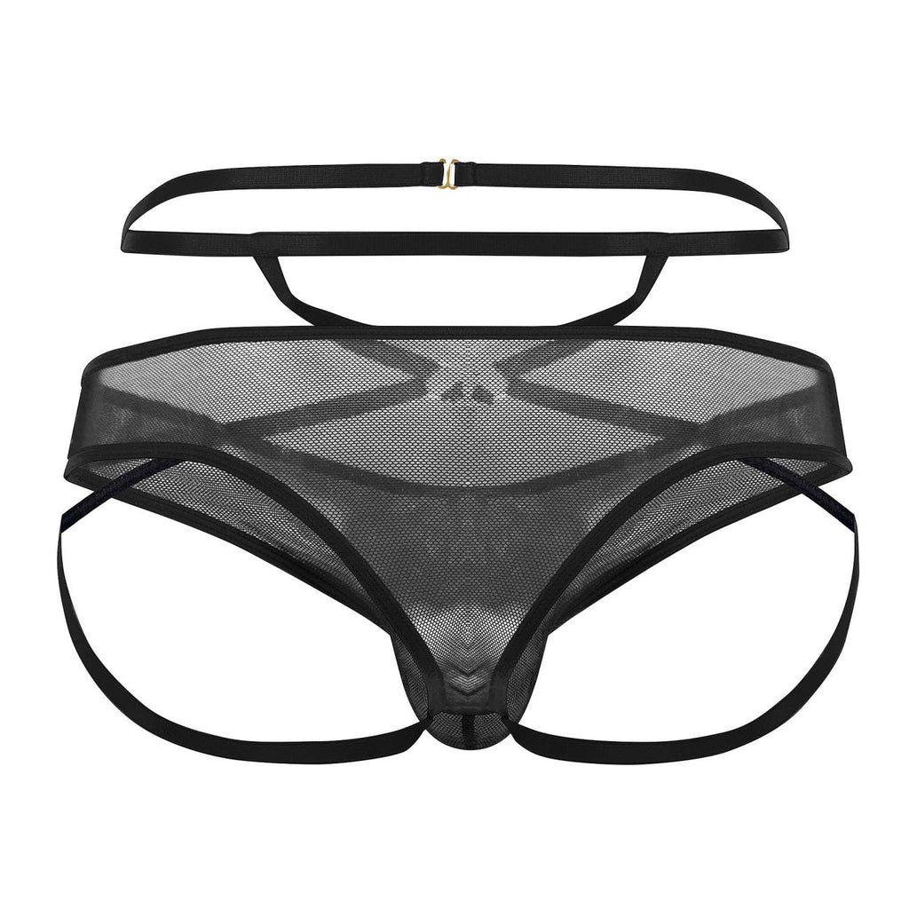 CandyMan 99640 Mesh Thongs Color Black - DealByEthan.gay loves CandyMan