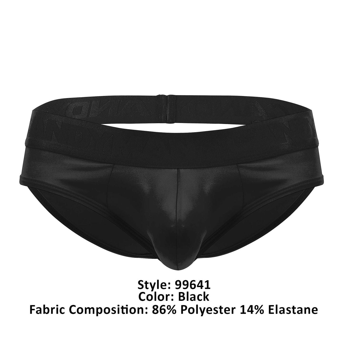 CandyMan 99641 Shorty Briefs Color Black - DealByEthan.gay loves CandyMan
