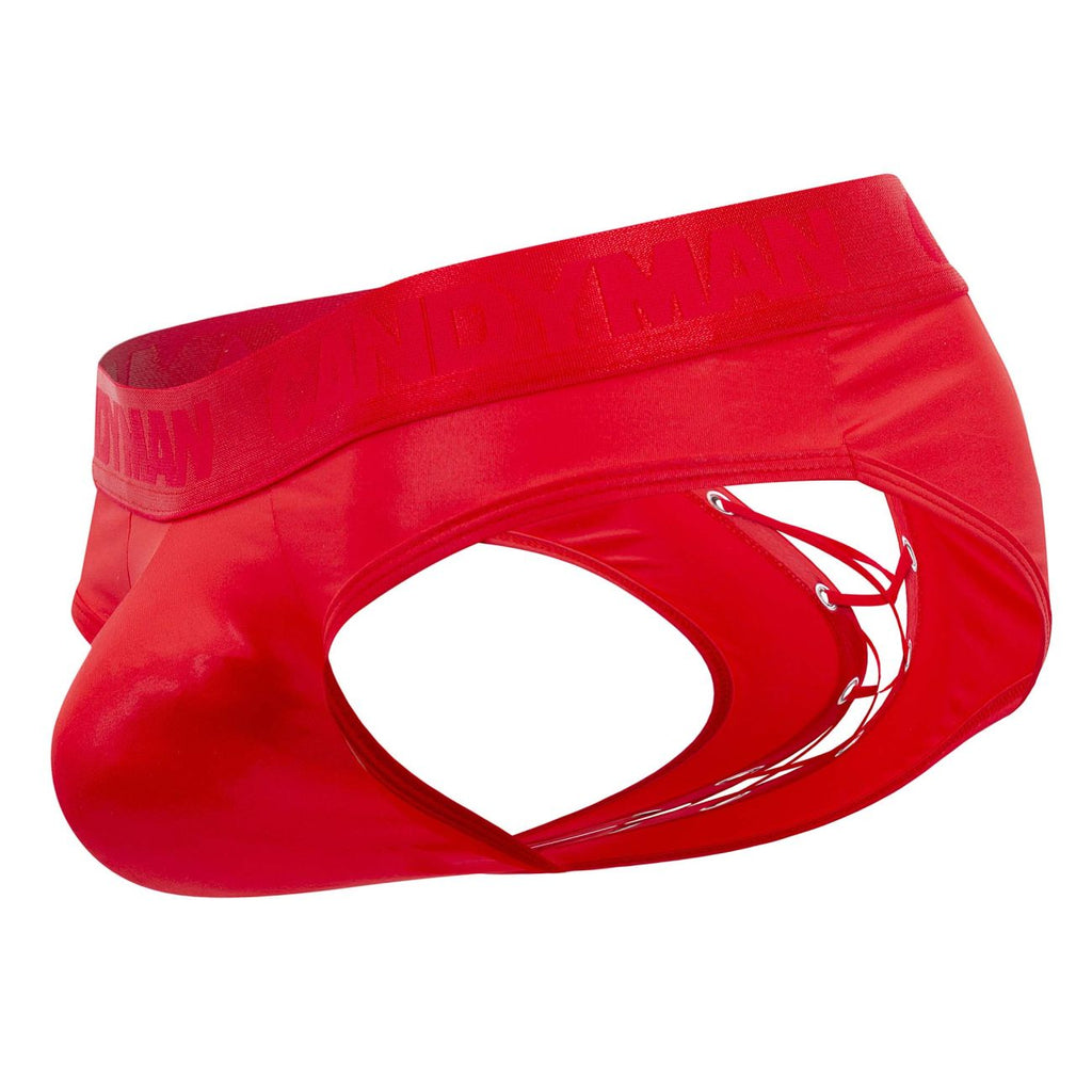 CandyMan 99641 Shorty Briefs Color Red - DealByEthan.gay loves CandyMan