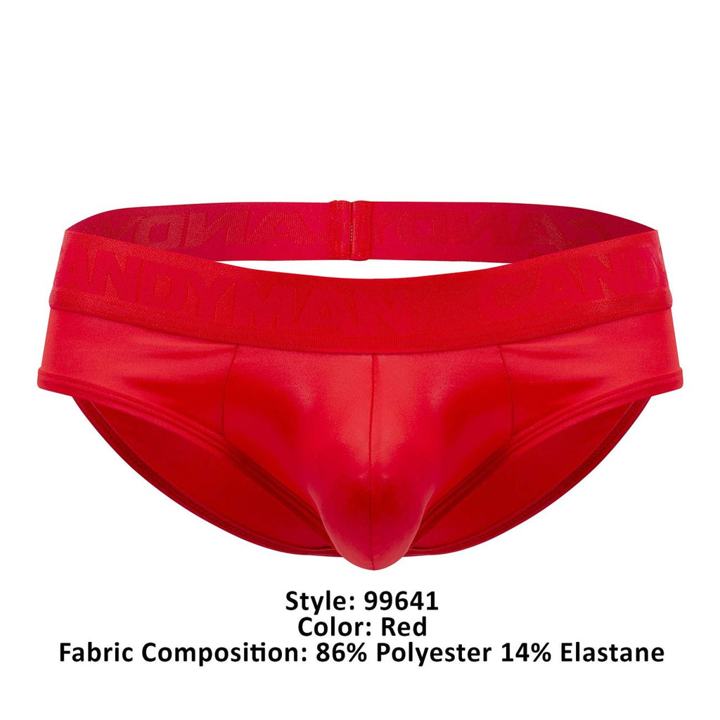 CandyMan 99641 Shorty Briefs Color Red - DealByEthan.gay loves CandyMan