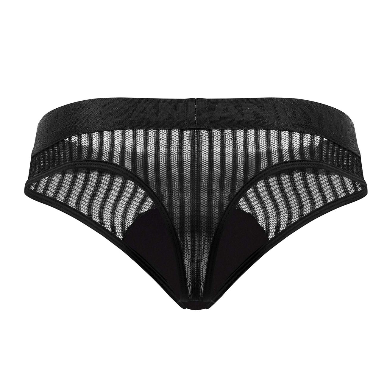 CandyMan 99642 Mesh Thongs Color Black - DealByEthan.gay loves CandyMan