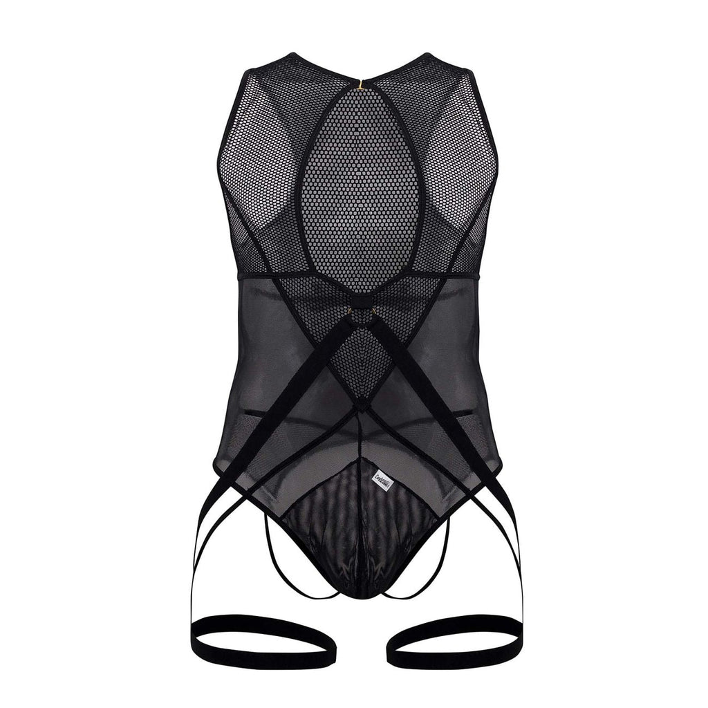 CandyMan 99650 Mesh Bodysuit Color Black - DealByEthan.gay loves CandyMan