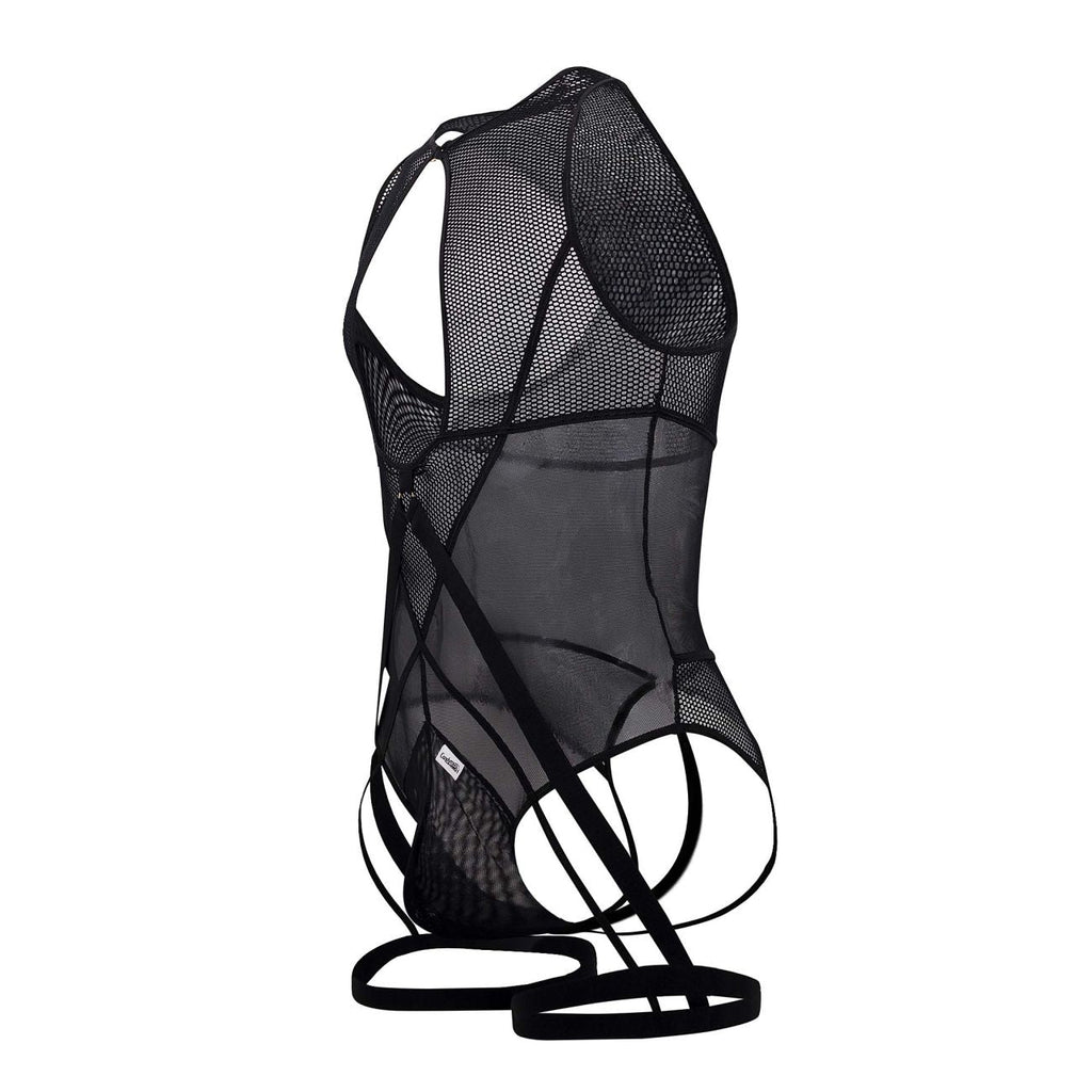 CandyMan 99650 Mesh Bodysuit Color Black - DealByEthan.gay loves CandyMan