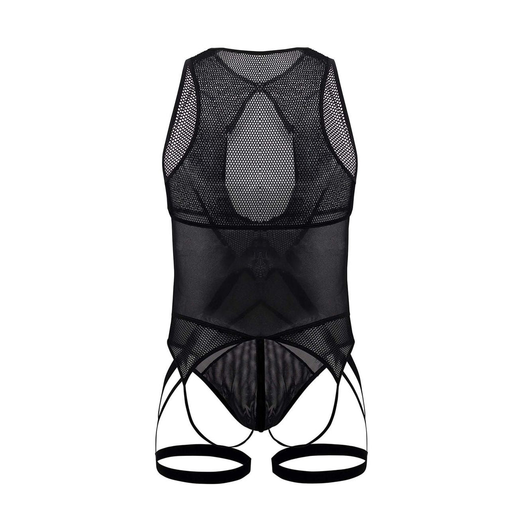 CandyMan 99650 Mesh Bodysuit Color Black - DealByEthan.gay loves CandyMan