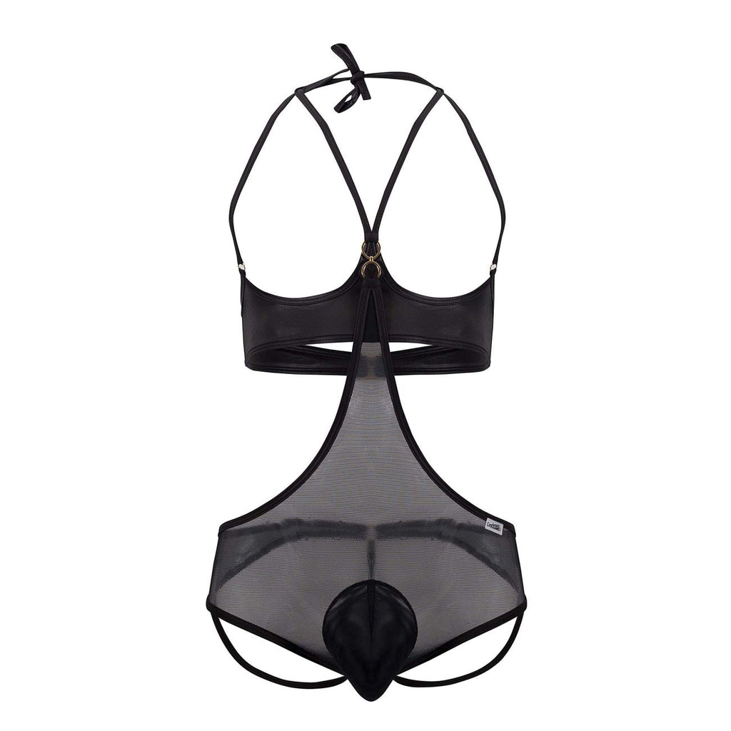 CandyMan 99653 Mesh Bodysuit Color Black - DealByEthan.gay loves CandyMan