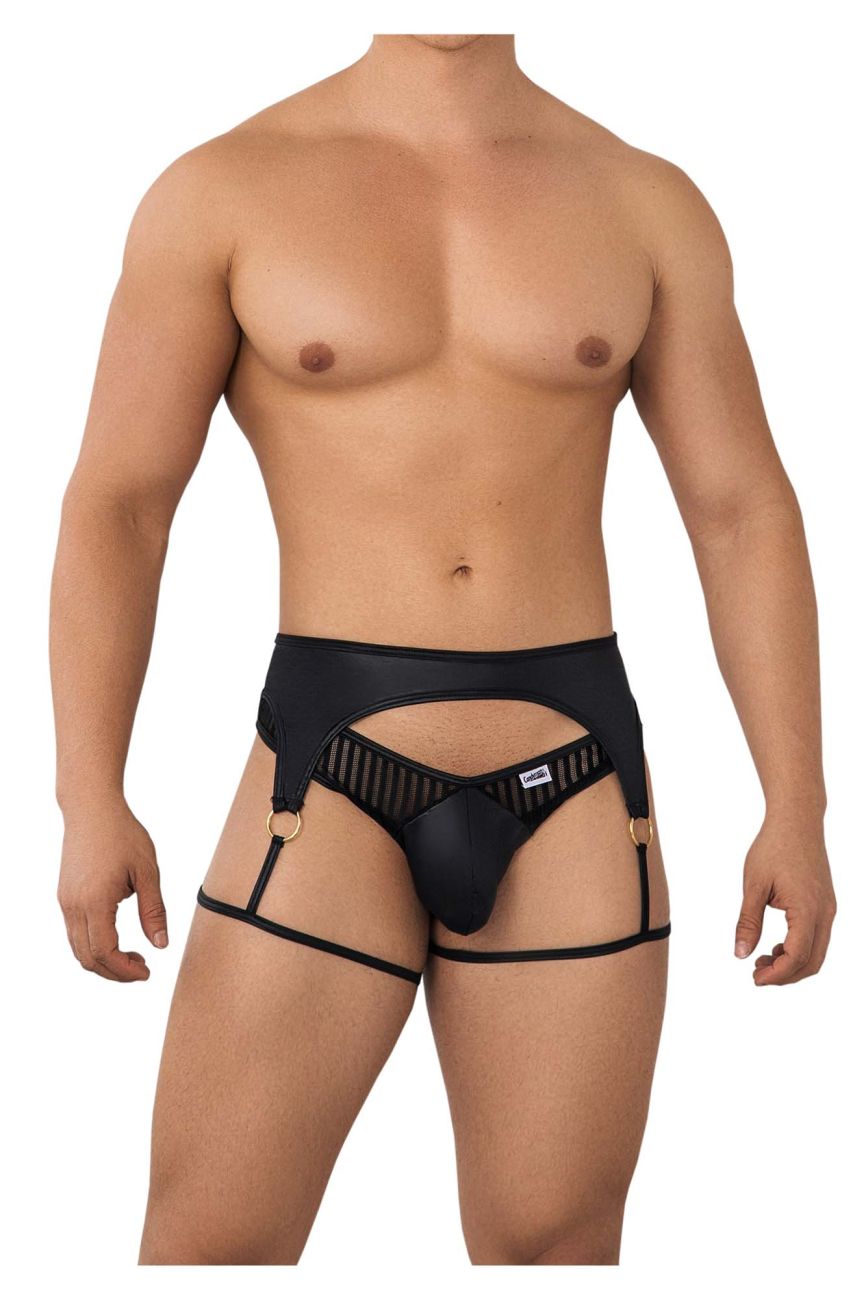 CandyMan 99655 Garter Thongs Color Black - DealByEthan.gay loves CandyMan