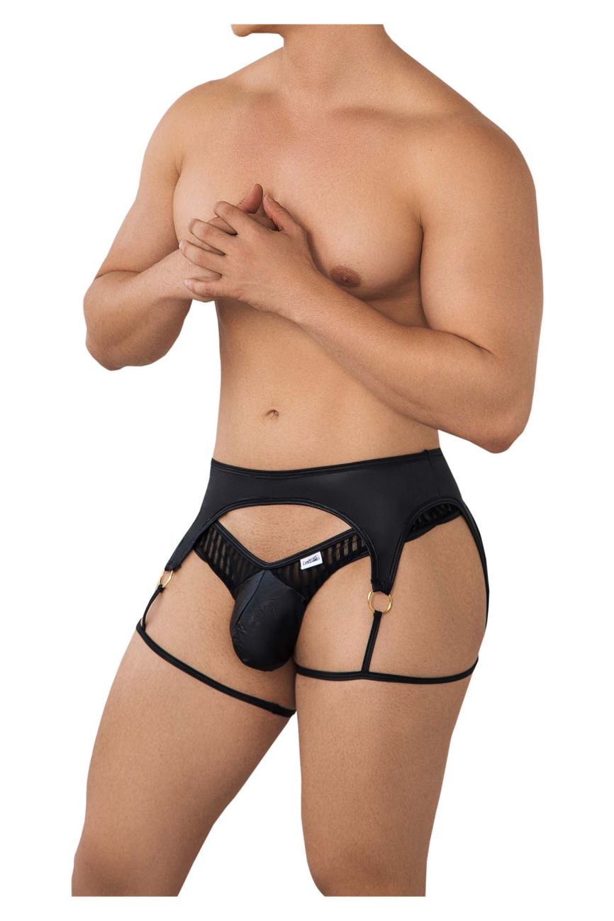 CandyMan 99655 Garter Thongs Color Black - DealByEthan.gay loves CandyMan