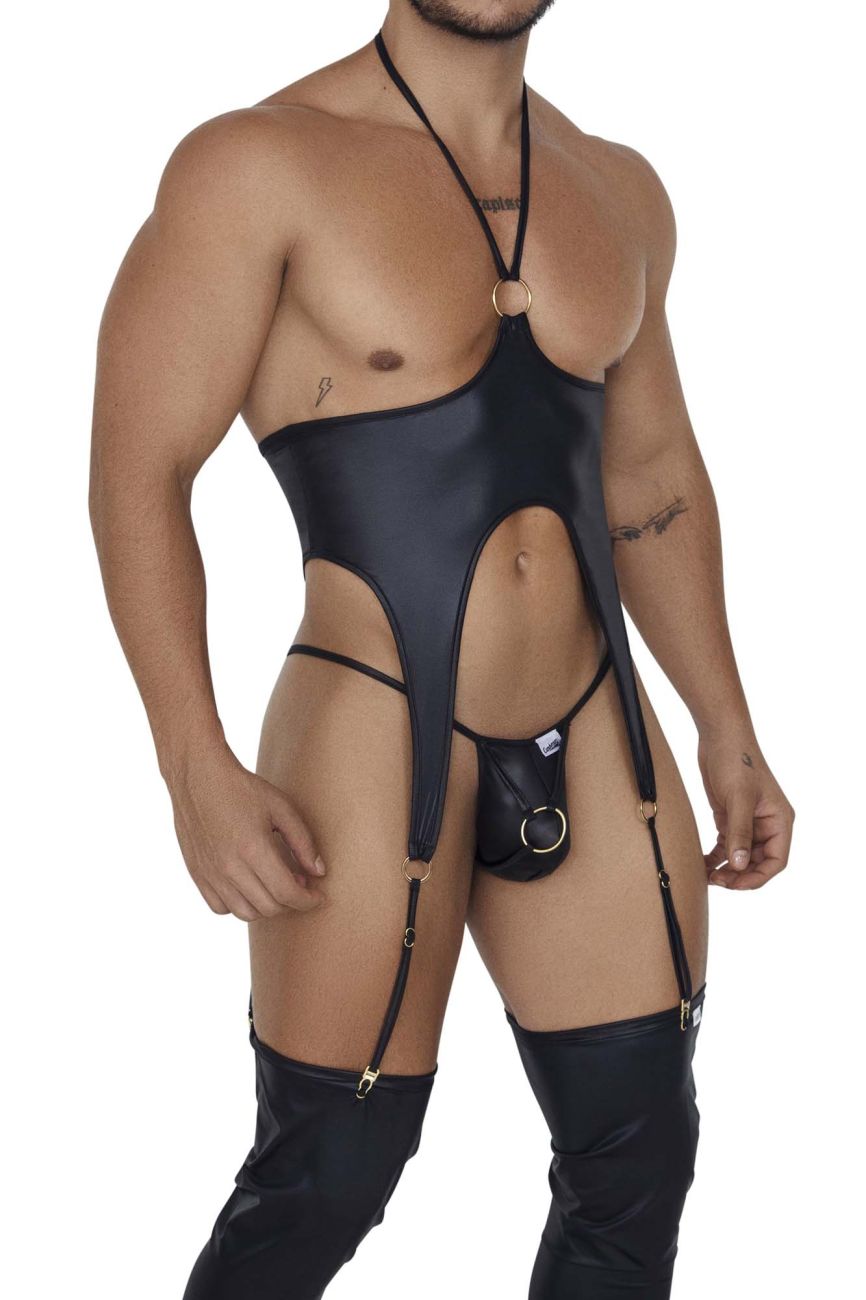 CandyMan 99656 Harness Jock Two Piece Set Color Black - DealByEthan.gay loves CandyMan