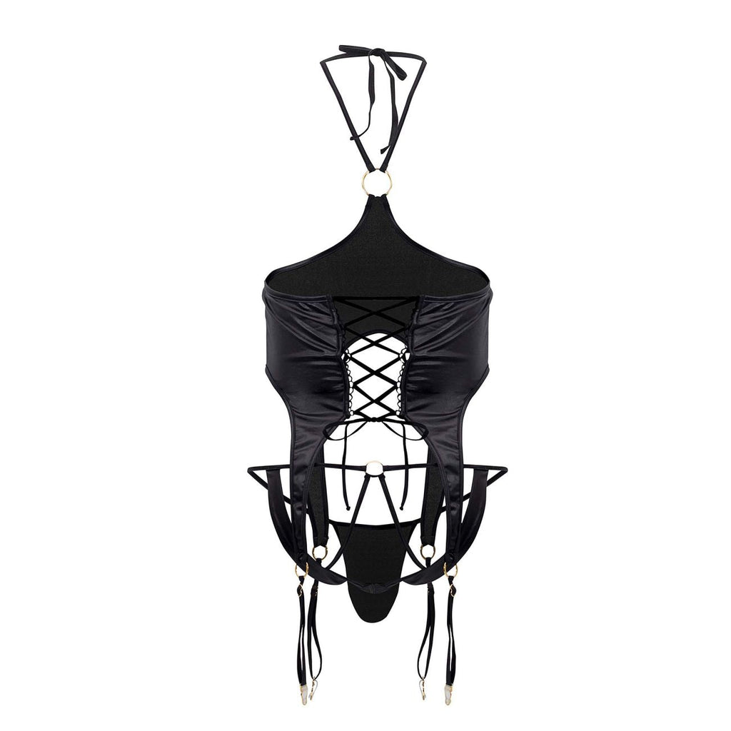 CandyMan 99656 Harness Jock Two Piece Set Color Black - DealByEthan.gay loves CandyMan