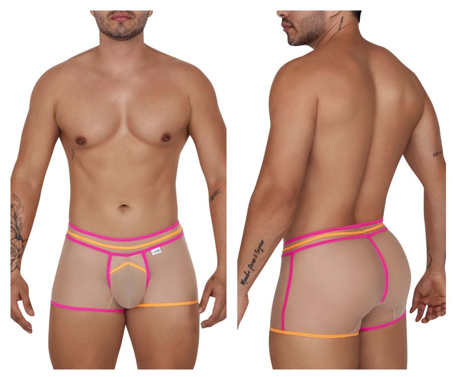 CandyMan 99657 Tulle Trunks Color Beige-Neon - DealByEthan.gay loves CandyMan