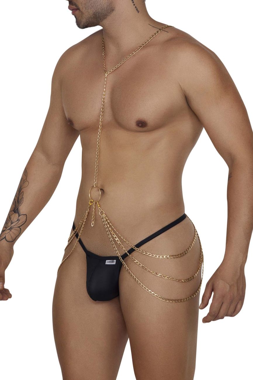 CandyMan 99666 Chain Two Piece Set Color Black - DealByEthan.gay loves CandyMan