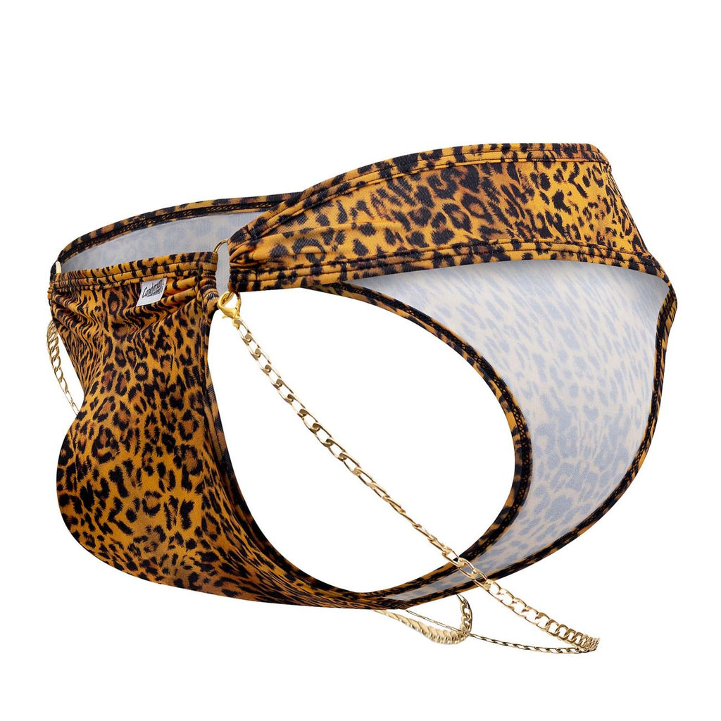 CandyMan 99669 Chain Thongs Color Animal Print - DealByEthan.gay loves CandyMan