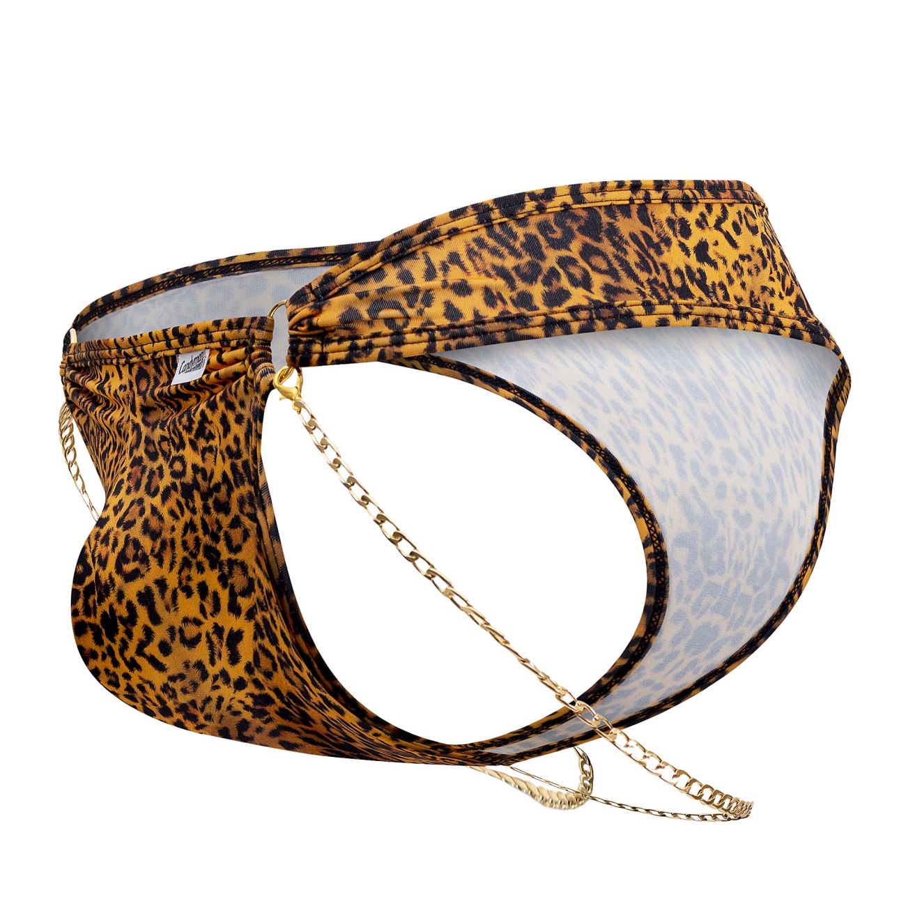 CandyMan 99669 Chain Thongs Color Animal Print - DealByEthan.gay loves CandyMan