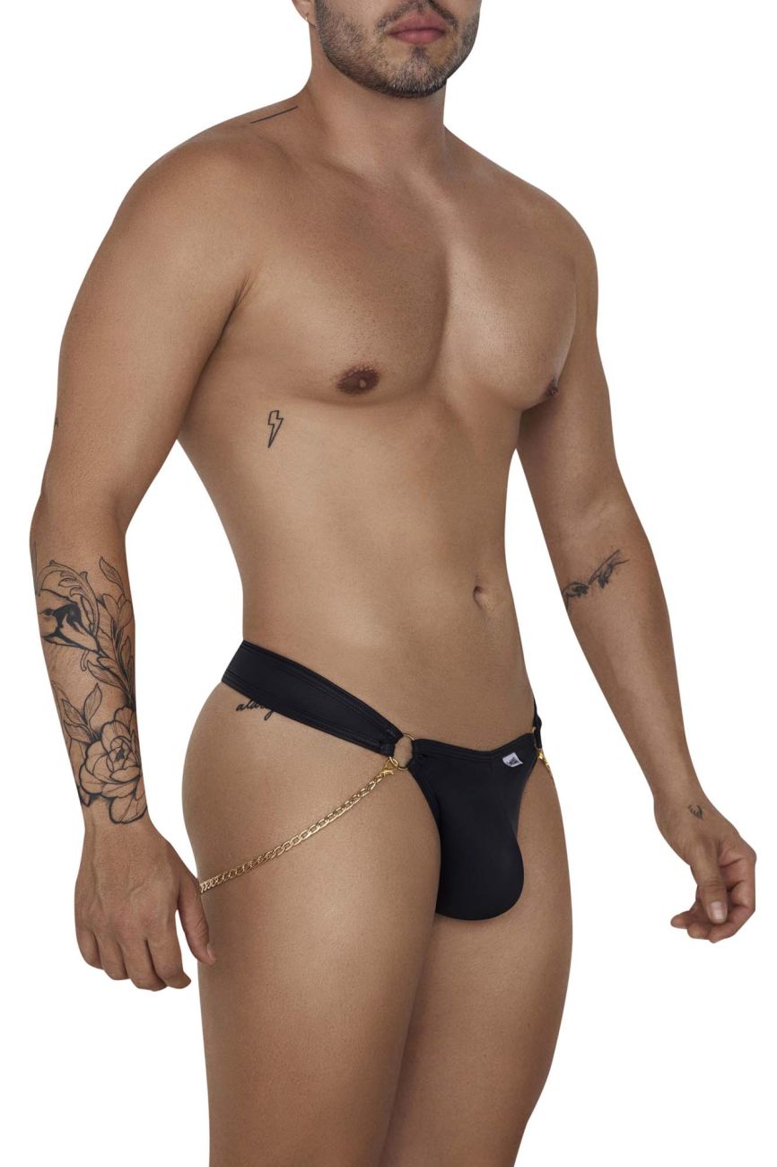 CandyMan 99669 Chain Thongs Color Black - DealByEthan.gay loves CandyMan