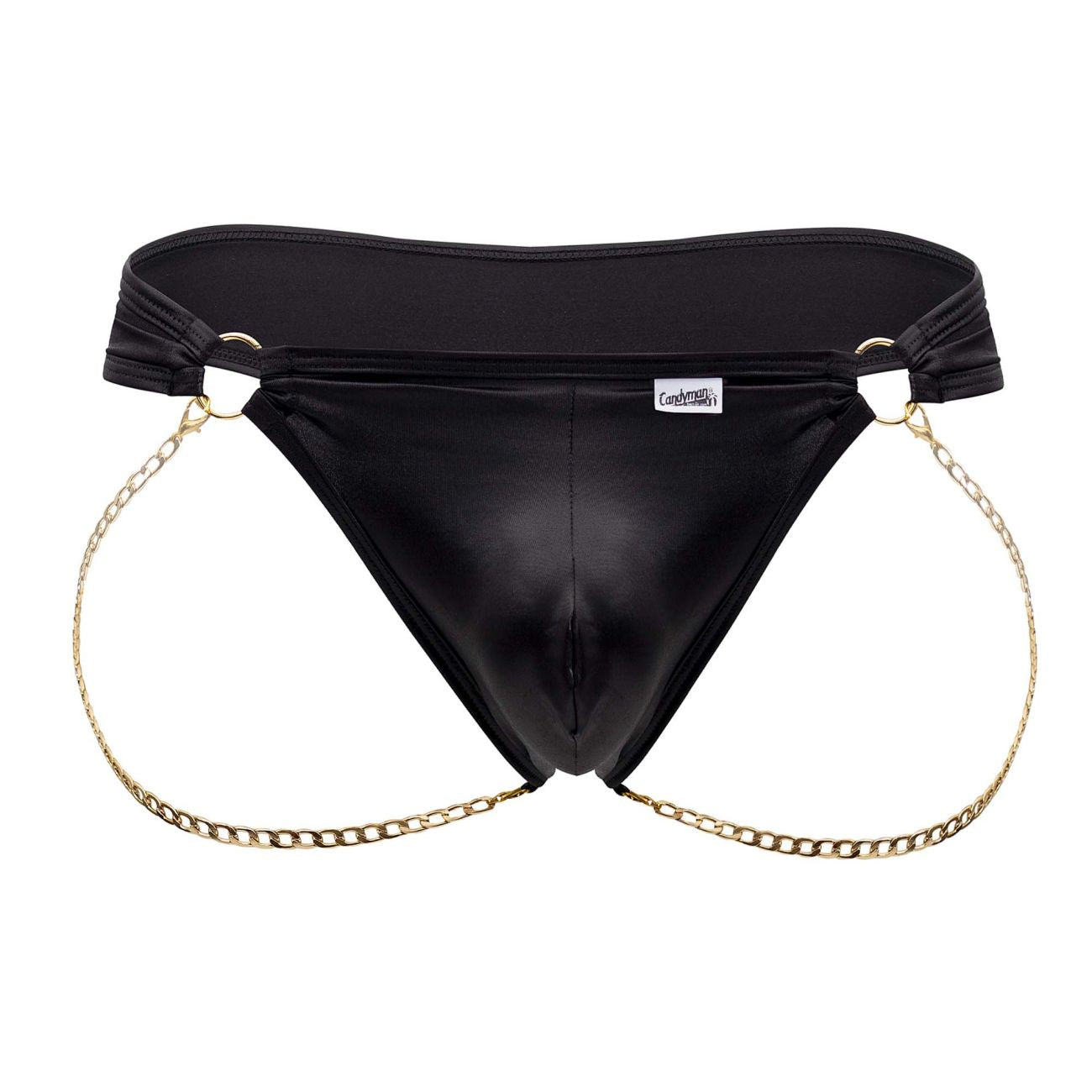 CandyMan 99669 Chain Thongs Color Black - DealByEthan.gay loves CandyMan