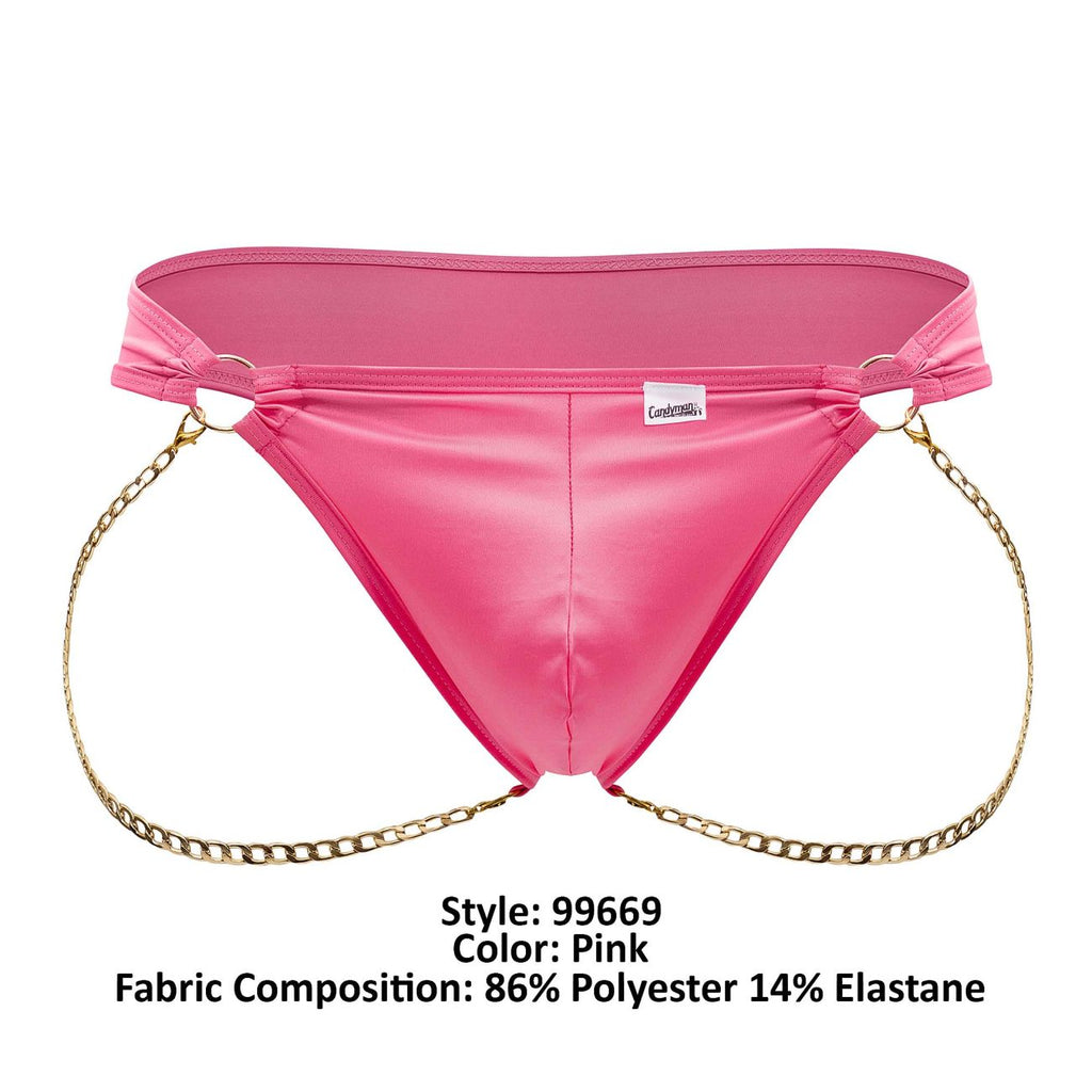 CandyMan 99669 Chain Thongs Color Pink - DealByEthan.gay loves CandyMan