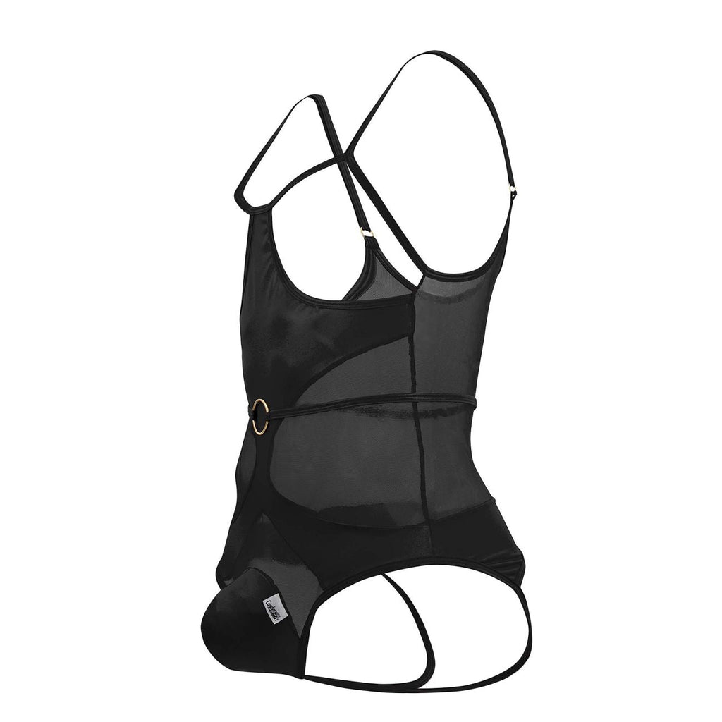 CandyMan 99670X Harness Bodysuit Color Black - DealByEthan.gay loves CandyMan
