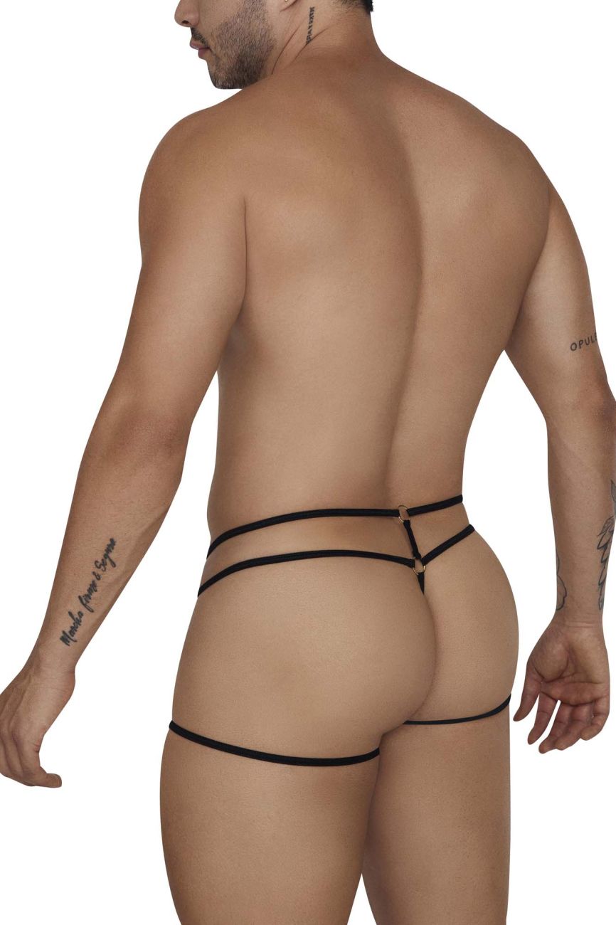 CandyMan 99671 Lace Jock Thongs Color Black - DealByEthan.gay loves CandyMan