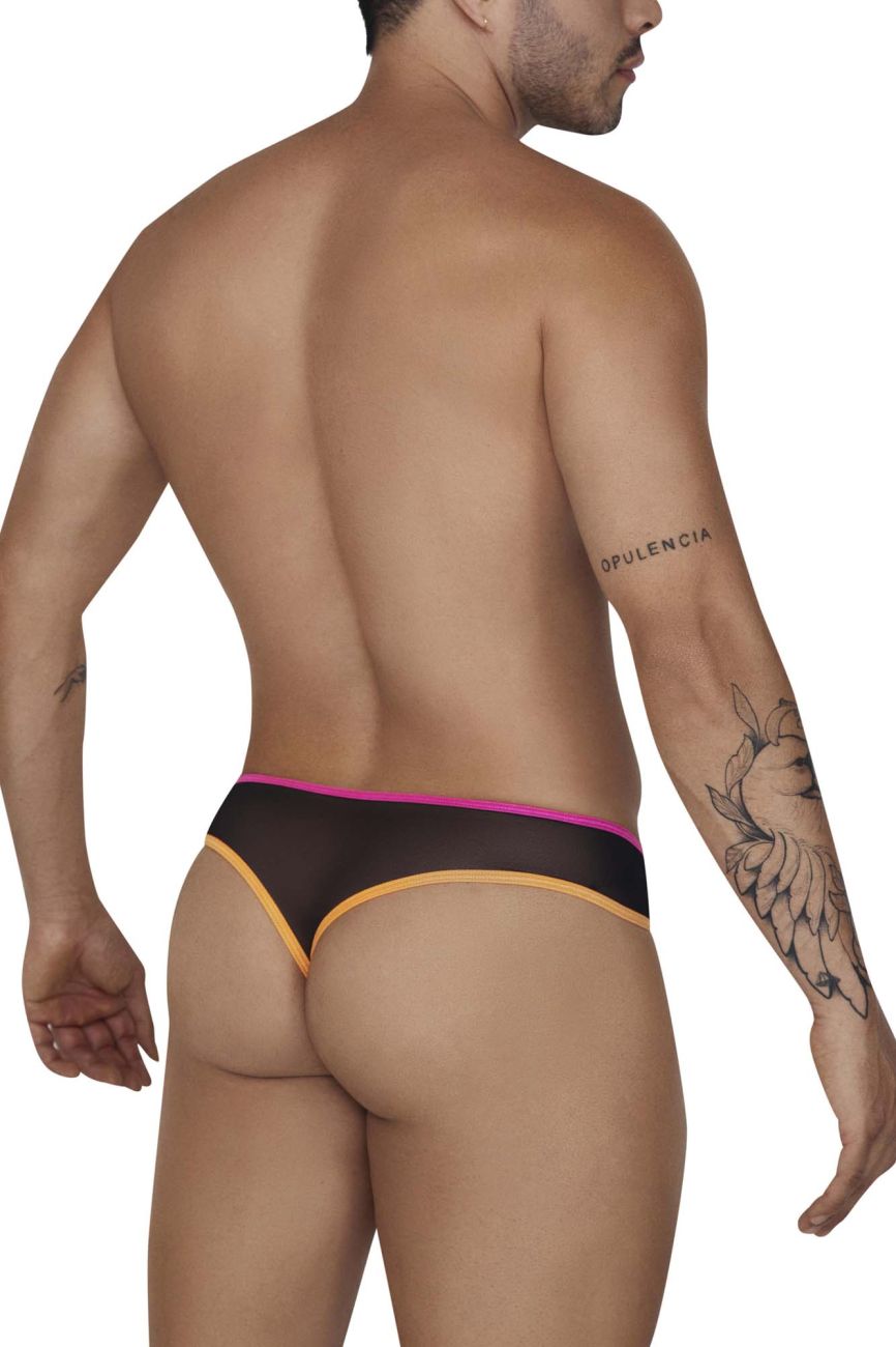 CandyMan 99673 Tulle Thongs Color Black - DealByEthan.gay loves CandyMan