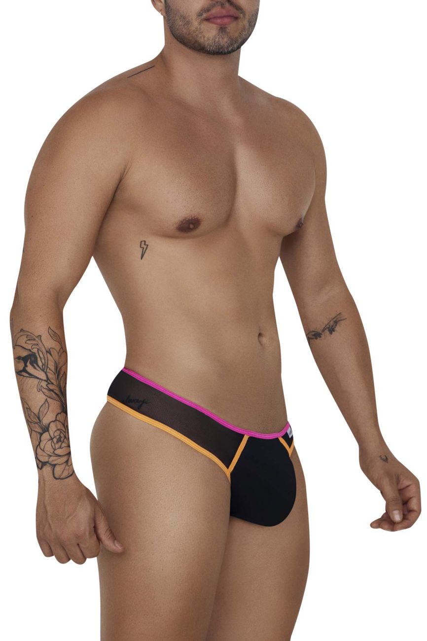 CandyMan 99673 Tulle Thongs Color Black - DealByEthan.gay loves CandyMan