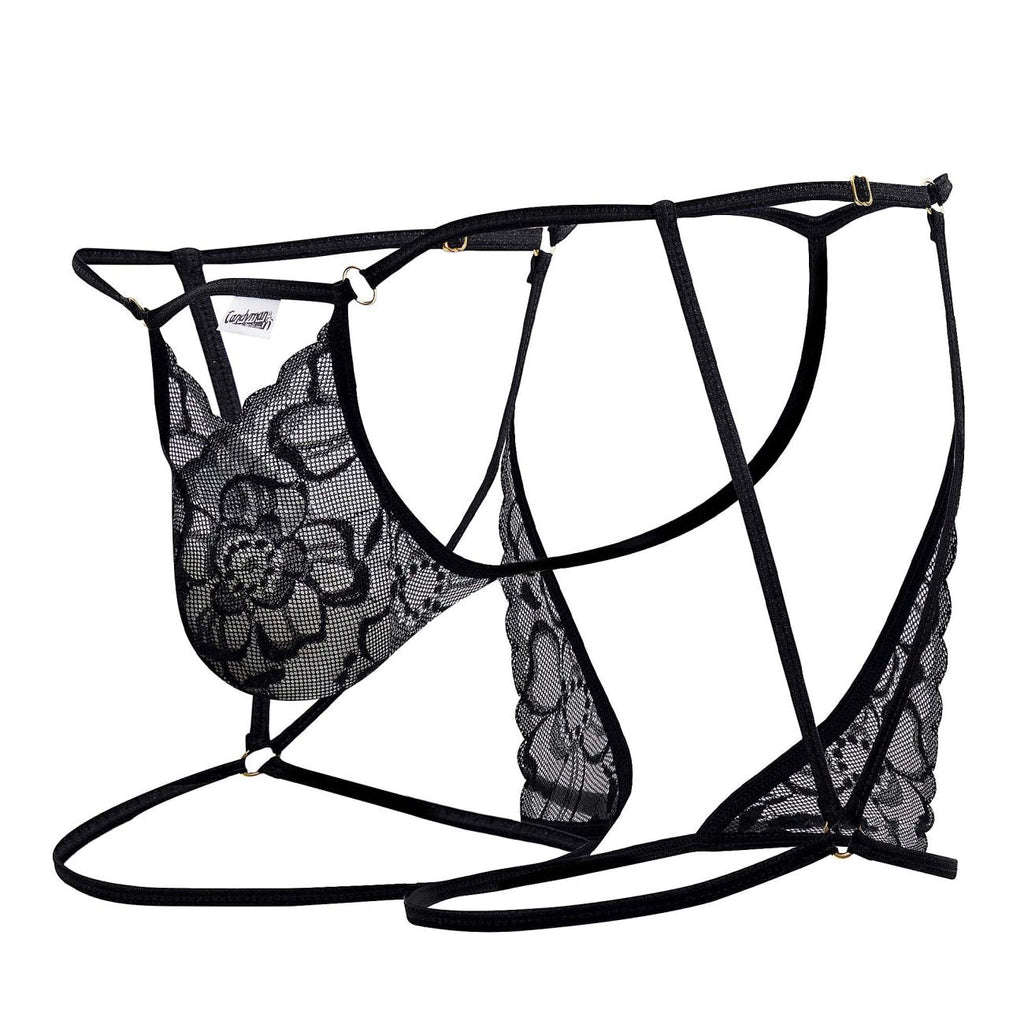 CandyMan 99678 Garter Thongs Color Black - DealByEthan.gay loves CandyMan