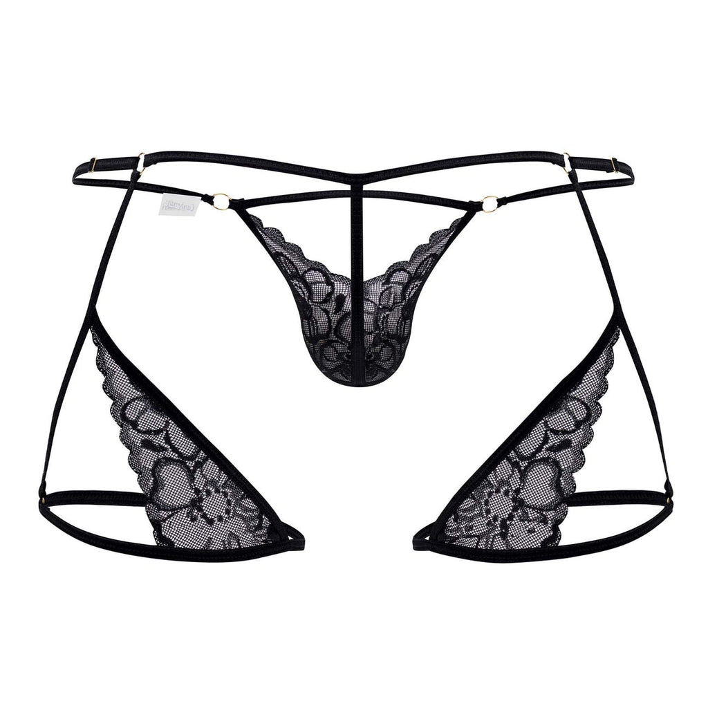 CandyMan 99678 Garter Thongs Color Black - DealByEthan.gay loves CandyMan