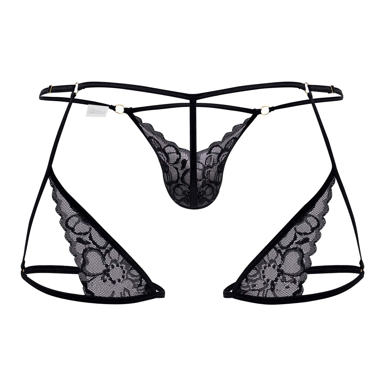 CandyMan 99678 Garter Thongs Color Black - DealByEthan.gay loves CandyMan