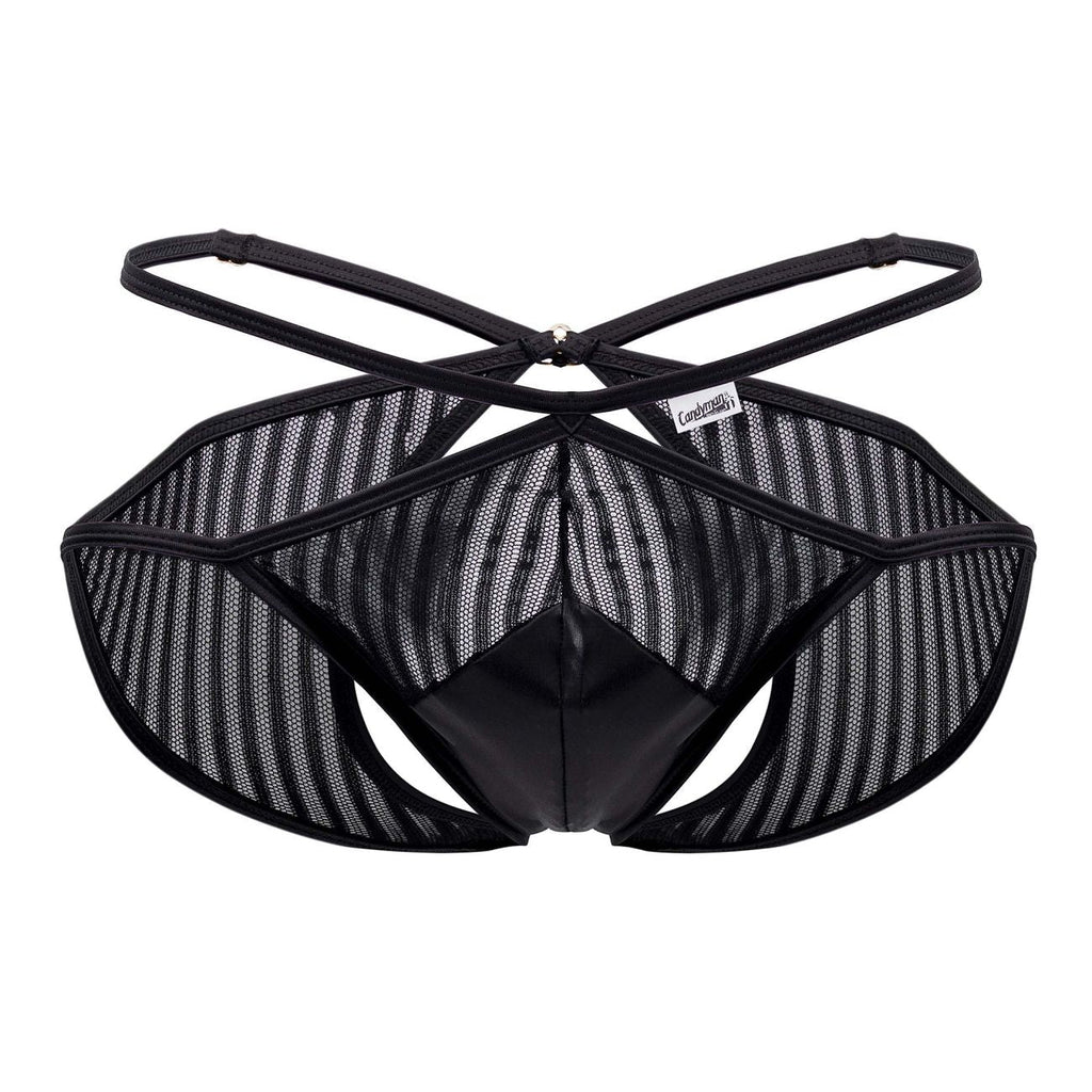 CandyMan 99681 Mesh Briefs Color Black - DealByEthan.gay loves CandyMan