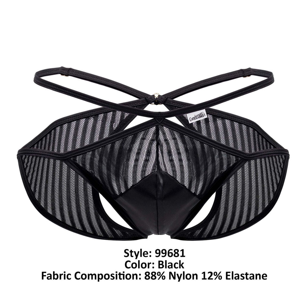 CandyMan 99681 Mesh Briefs Color Black - DealByEthan.gay loves CandyMan