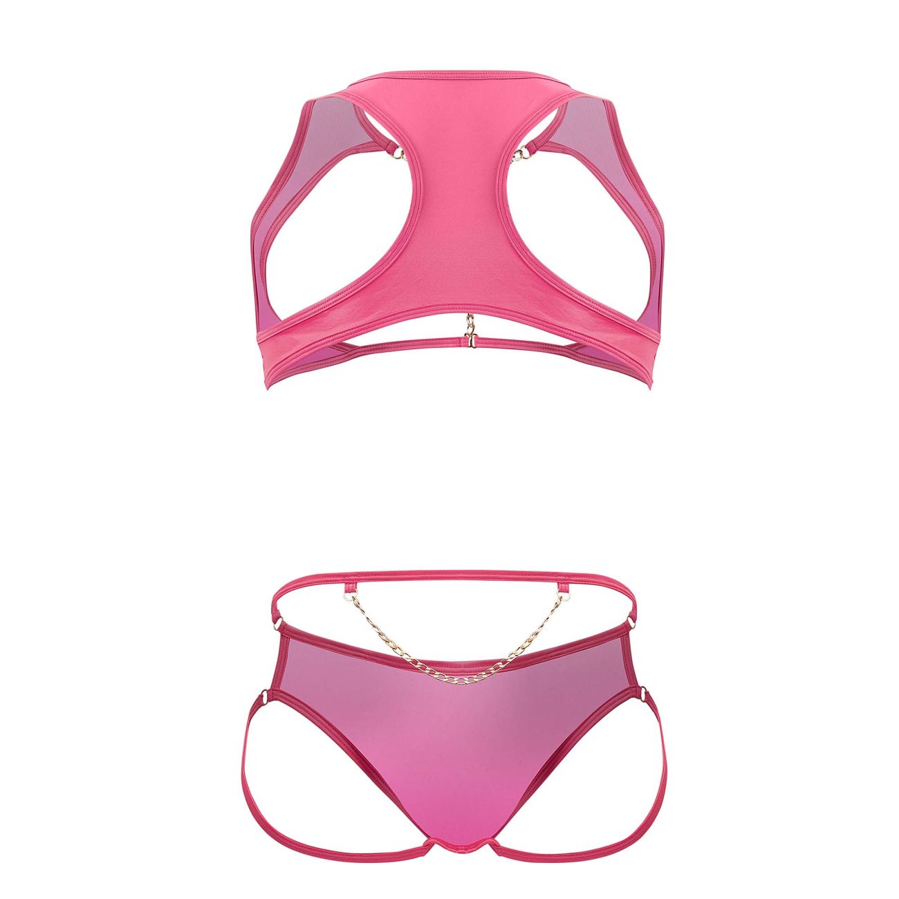 CandyMan 99682 Harness Jock Two Piece Set Color Pink - DealByEthan.gay loves CandyMan