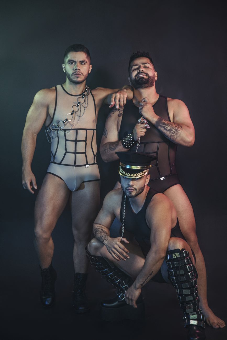 CandyMan 99683X Tulle Bodysuit Color Black - DealByEthan.gay loves CandyMan