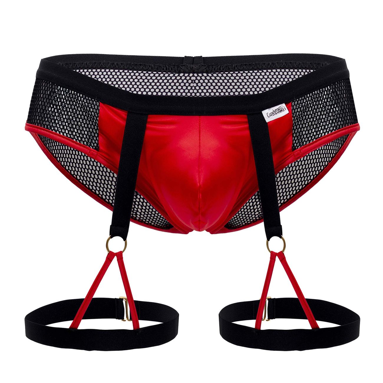 CandyMan 99684 Garter Briefs Color Black - DealByEthan.gay loves CandyMan