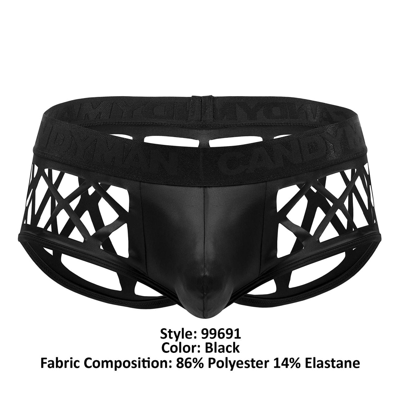 CandyMan 99691 Cage Trunks Color Black - DealByEthan.gay loves CandyMan