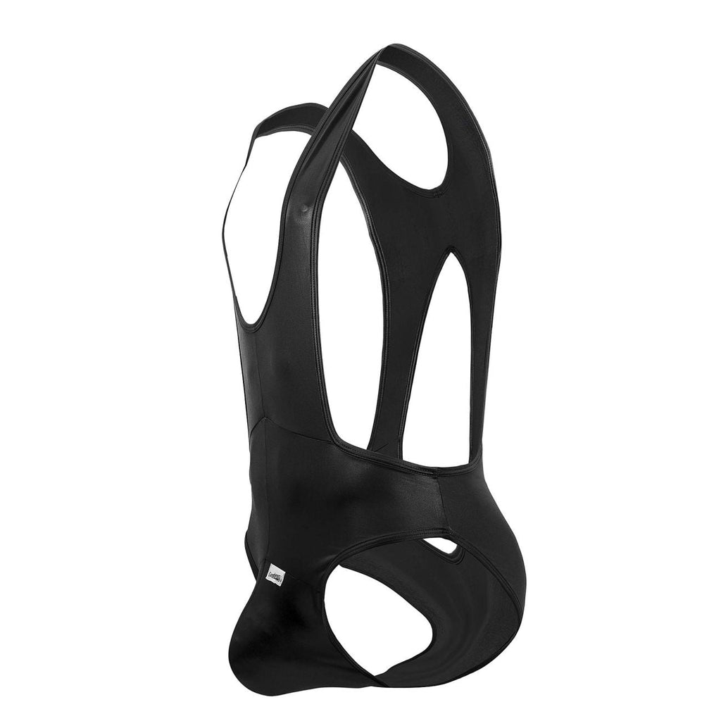 CandyMan 99693 Wrestling Bodysuit Color Black - DealByEthan.gay loves CandyMan
