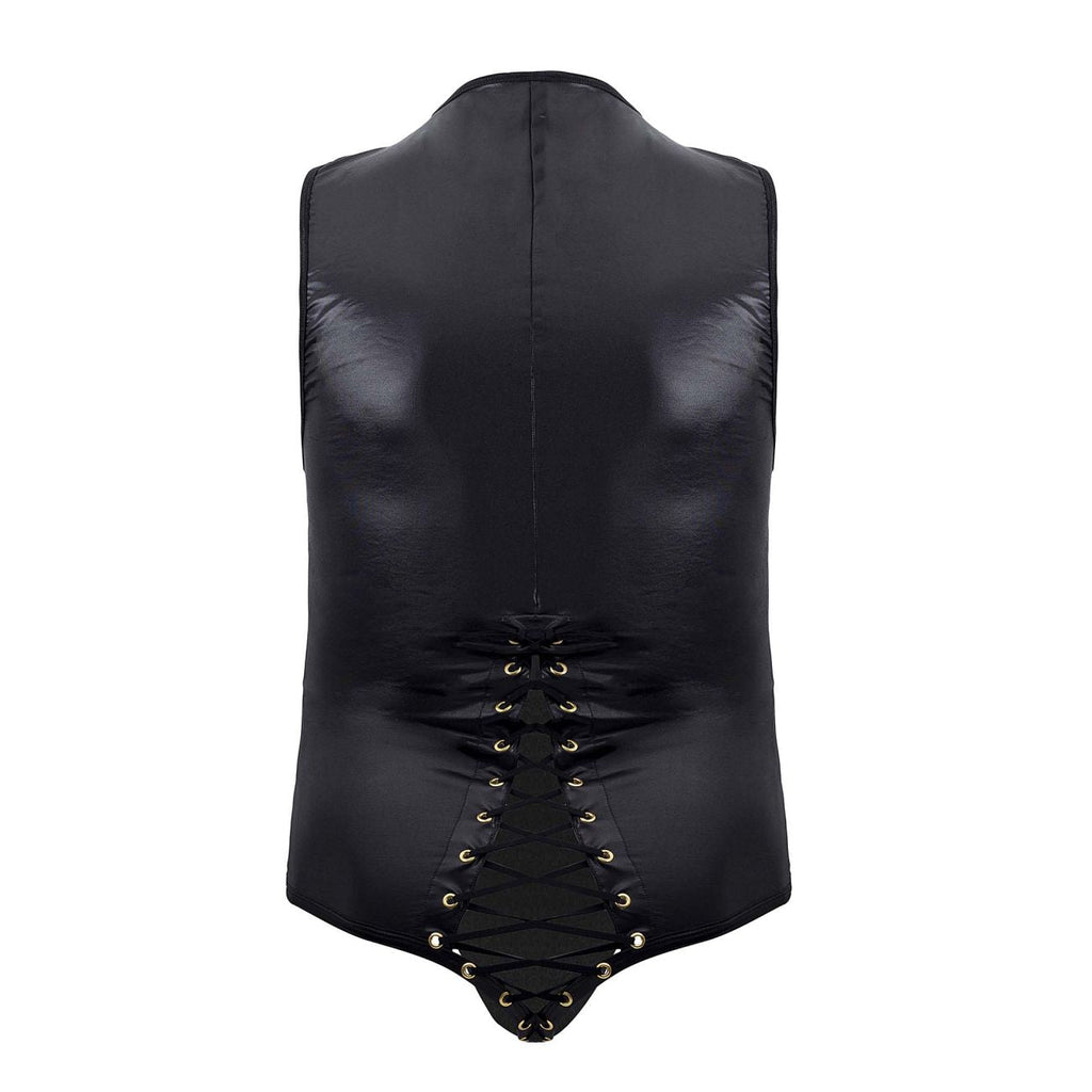 CandyMan 99694X Wrestling Bodysuit Color Black - DealByEthan.gay loves CandyMan
