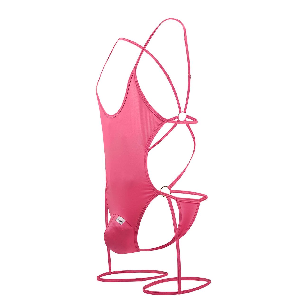 CandyMan 99697 Garter Bodysuit Color Pink - DealByEthan.gay loves CandyMan