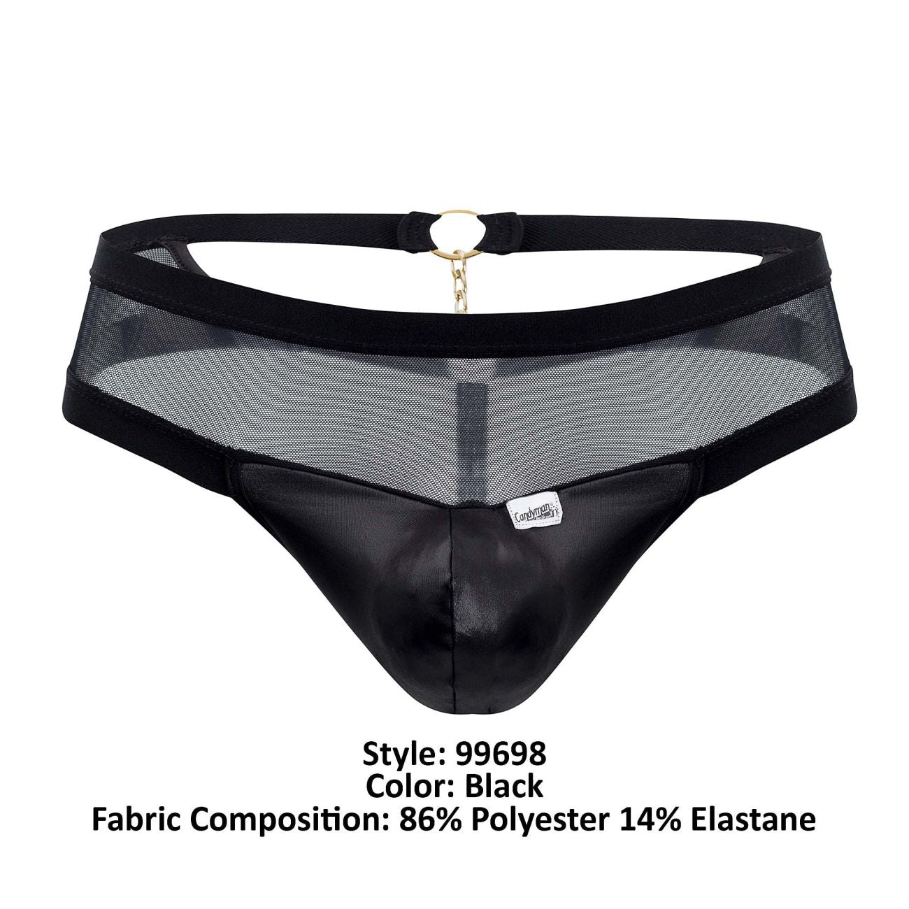 CandyMan 99698 G-String Thongs Color Black - DealByEthan.gay loves CandyMan