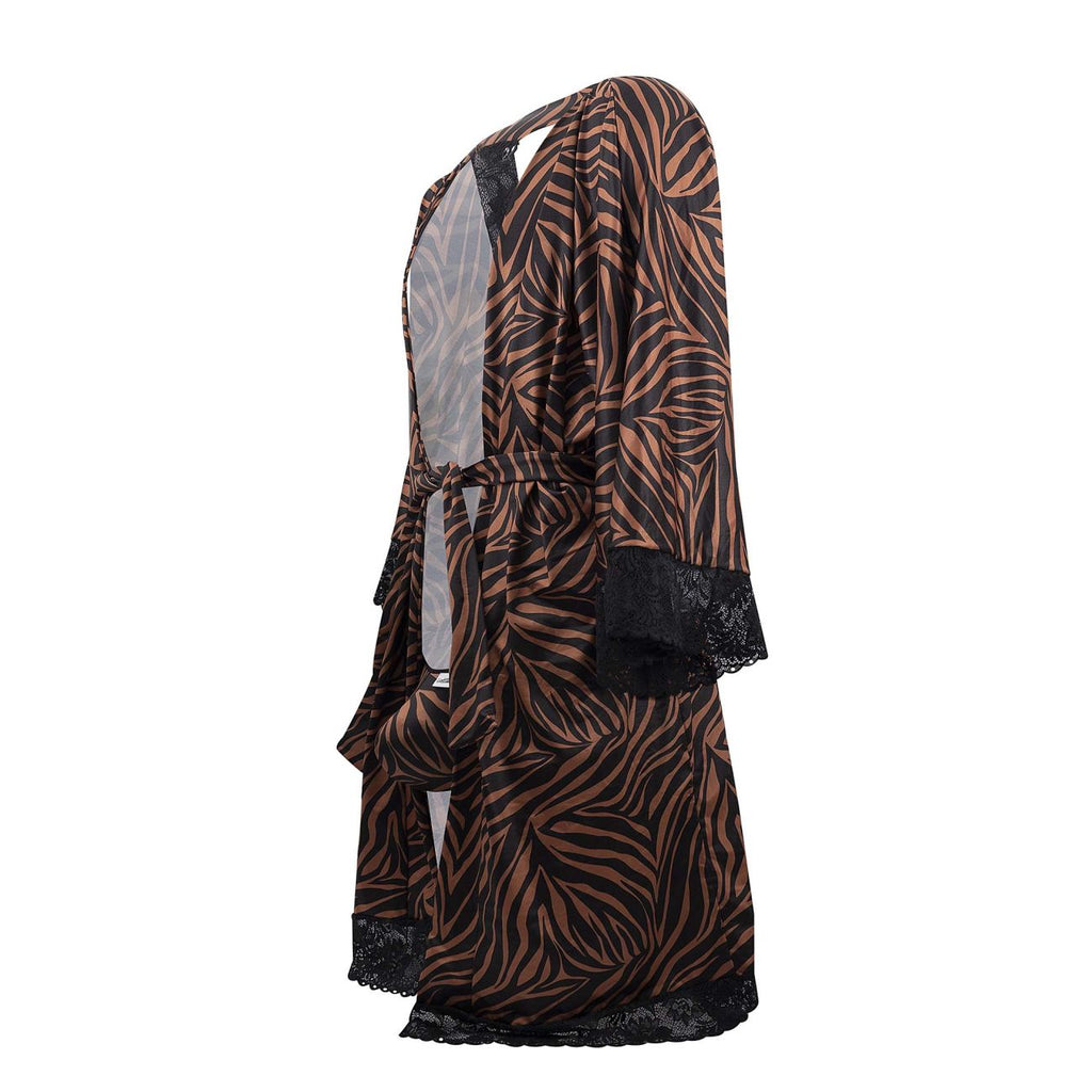 CandyMan 99700X Robe Thong Two Piece Set Color Animal Print - DealByEthan.gay loves CandyMan