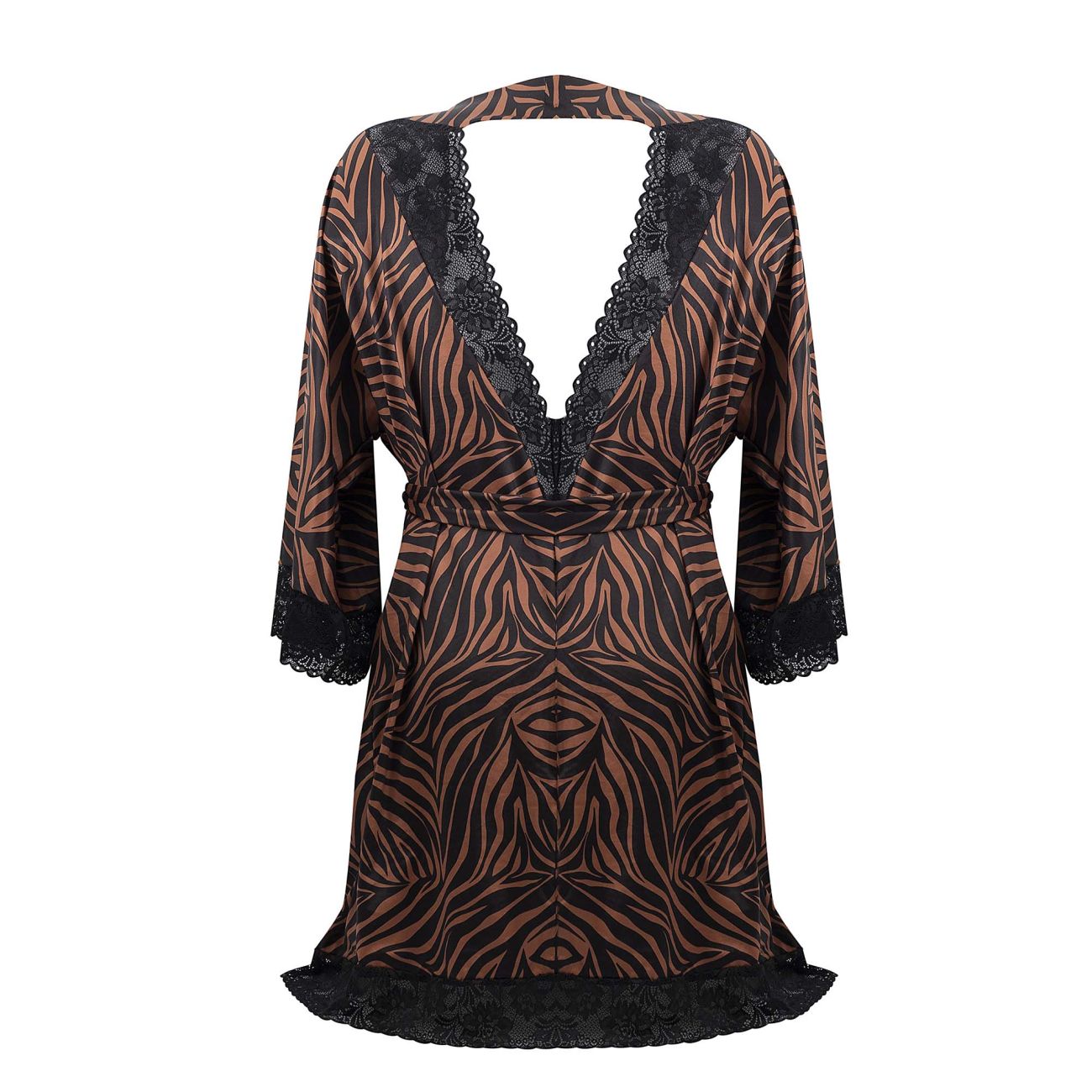 CandyMan 99700X Robe Thong Two Piece Set Color Animal Print - DealByEthan.gay loves CandyMan