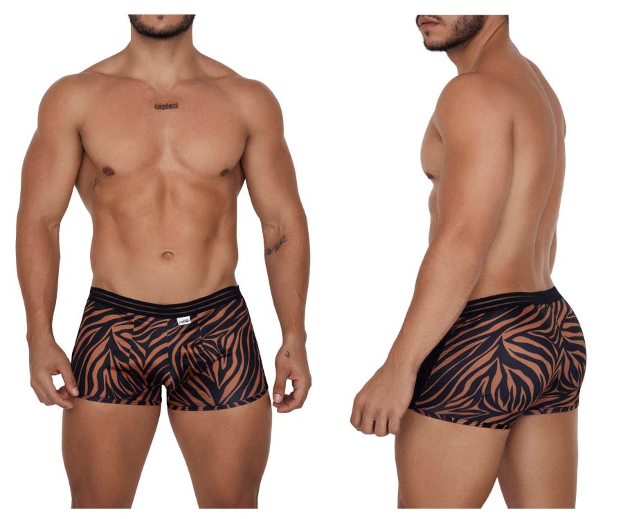 CandyMan 99701 Lounge Pajama Trunks Color Animal Print - DealByEthan.gay loves CandyMan