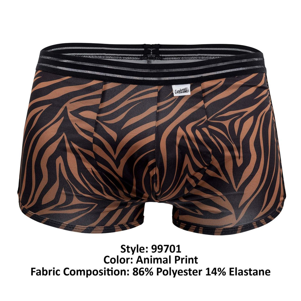 CandyMan 99701 Lounge Pajama Trunks Color Animal Print - DealByEthan.gay loves CandyMan