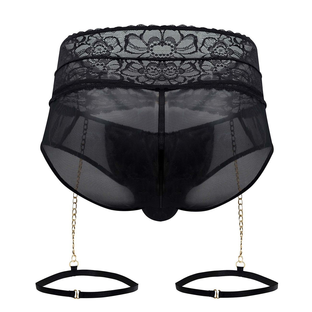 CandyMan 99703 Garter Briefs Two Piece Set Color Black - DealByEthan.gay loves CandyMan