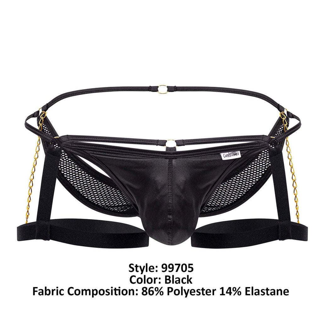 CandyMan 99705 Garter Jockstrap Color Black - DealByEthan.gay loves CandyMan