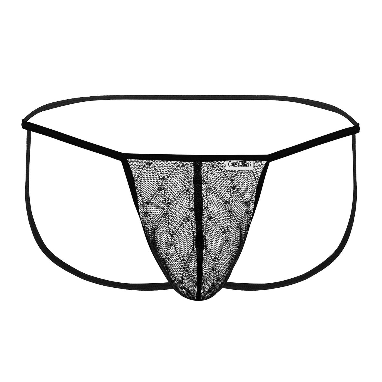 CandyMan 99709 Micro Lace Jockstrap Color Black - DealByEthan.gay loves CandyMan