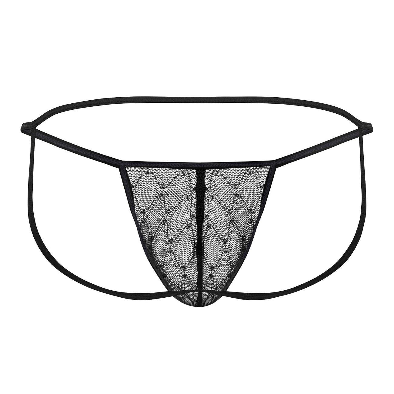 CandyMan 99709 Micro Lace Jockstrap Color Black - DealByEthan.gay loves CandyMan