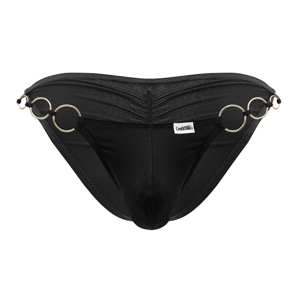 CandyMan 99710 Holes in One Bikini Color Black - DealByEthan.gay loves CandyMan