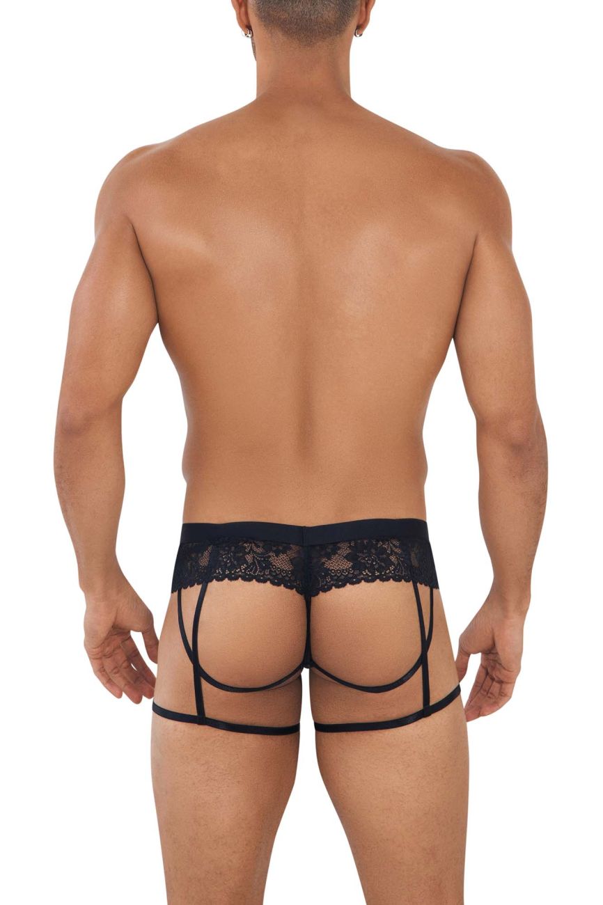 CandyMan 99717 Lace Garther Jockstrap Color Black - DealByEthan.gay loves CandyMan